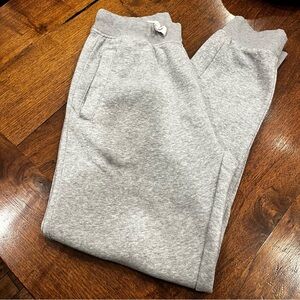 Grey sweatpants